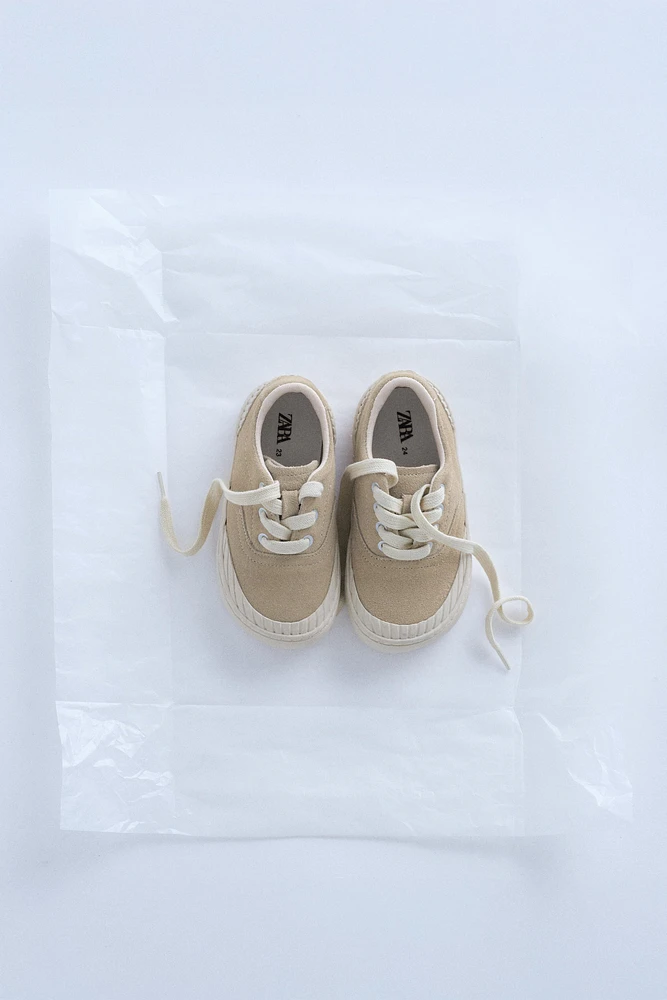 ZARA TIMELESS - TENNIS EN CUIR