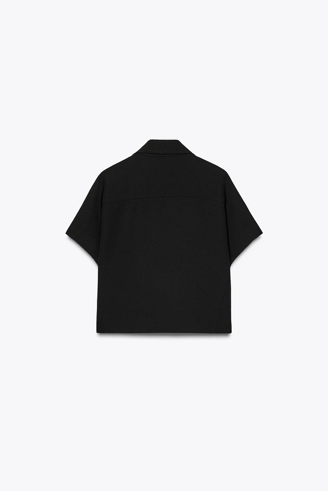 ZW COLLECTION CROPPED JACKET
