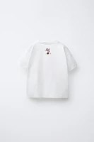 MINNIE MOUSE © DISNEY EMBOSSED FLORAL T-SHIRT