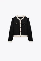 CARDIGAN WITH GOLD BUTTONS