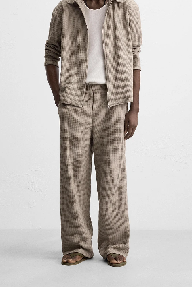 PANTALON RELAXED FIT STRUCTURÉ À CARREAUX