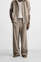 PANTALON RELAXED FIT STRUCTURÉ À CARREAUX