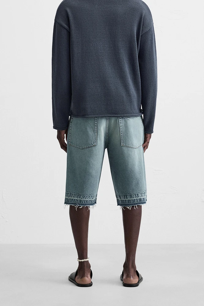 BAGGY FIT DENIM SHORTS