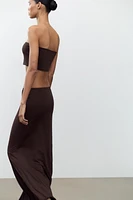 LONG POLYAMIDE SKIRT