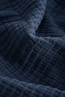 TEXTURED MUSLIN BEDSPREAD
