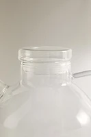 BOROSILICATE GLASS PITCHER WITH LID
