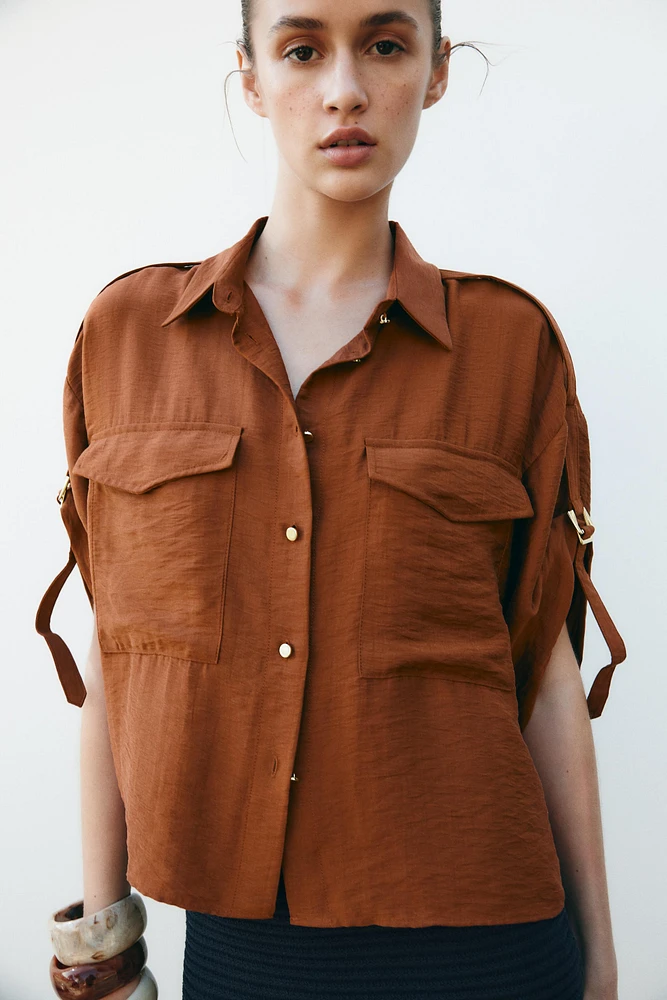 SHORT SLEEVE SAFARI SHIRT