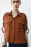 SHORT SLEEVE SAFARI SHIRT