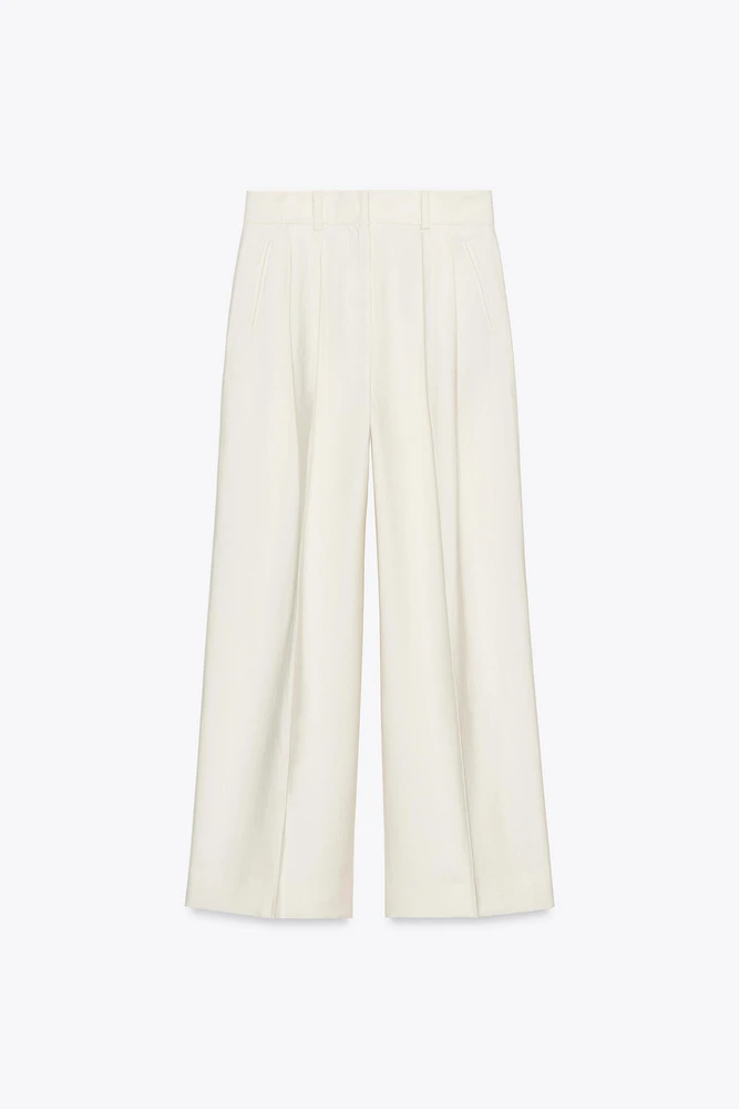 PANTALON À PINCES FLUIDE ZW COLLECTION