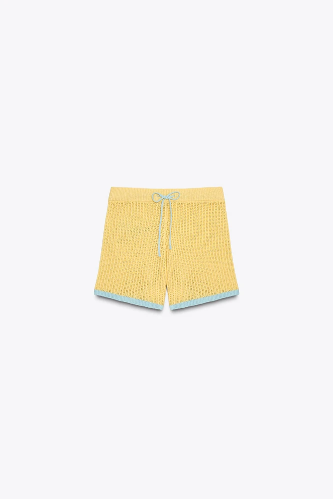 KNIT SHORTS