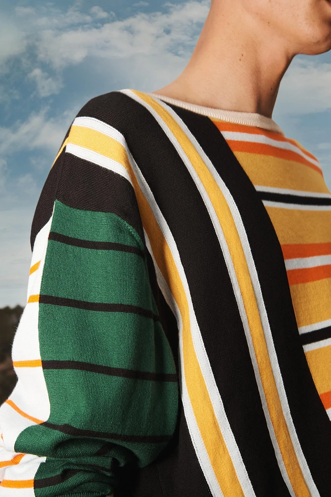 PULL À RAYURES COMBINÉES ÉDITION LIMITÉE