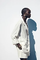 LINEN SAFARI SHIRT