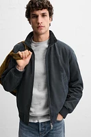 BLOUSON EFFET CIRÉ