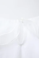 ORGANZA TRIM BODYSUIT