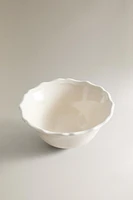 EARTHENWARE SNACK BOWL