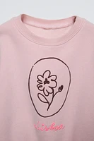 EMBROIDERED SWEATSHIRT