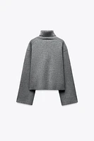 PULL OVERSIZE EN LAINE