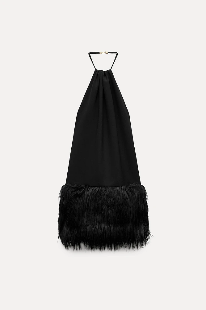 ROBE AVEC BAS EFFET FOURRURE ÉDITION LIMITÉE