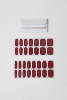 ZARA RED SPARKLE NAIL WRAPS - Gel Nails Effect