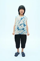 LINEN TIE-DYE T-SHIRT X FANGLU LIN