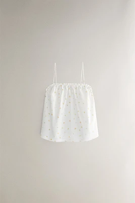 FLORAL COTTON TOP
