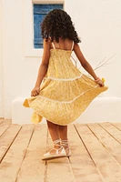 LIMITED EDITION SCHIFFLI FLORAL DRESS