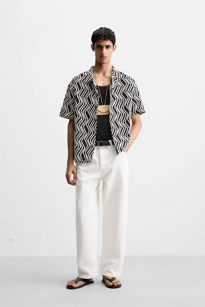 CHEMISE EN JACQUARD