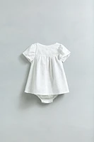 ROBE ET CULOTTE BRODÉES SUISSES