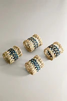 SET OF SEAGRASS NAPKIN RINGS (SET OF 4)