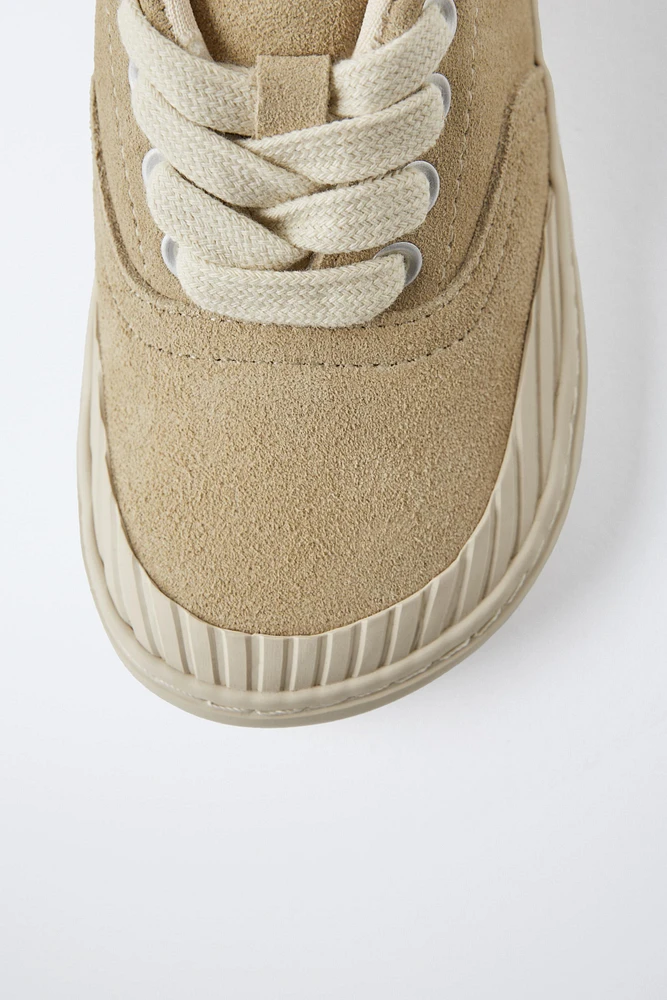 ZARA TIMELESS - TENNIS EN CUIR