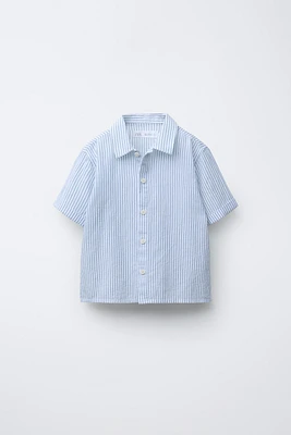 STRIPED TEXTURED SHIRT