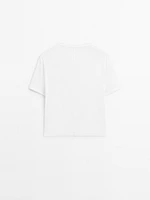 T-shirt manches courtes couture dos