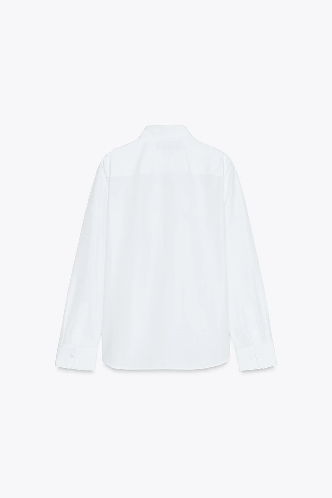 CHEMISE EN POPELINE COLLECTION ZW
