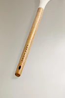 CUILLÈRE EN SILICONE ET EN BOIS