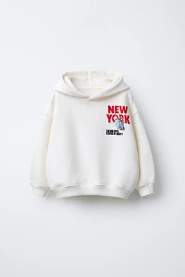SWEAT À CAPUCHE IMPRIM