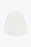 LAPELLESS FITTED BLAZER