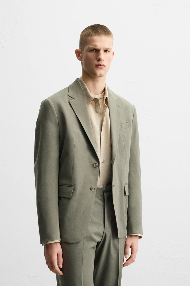 WOOL BLEND SUIT JACKET