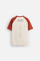 T-SHIRT IMPRIMÉ EFFET DÉLAVÉ