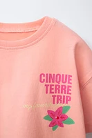 BEACH PRINT T-SHIRT