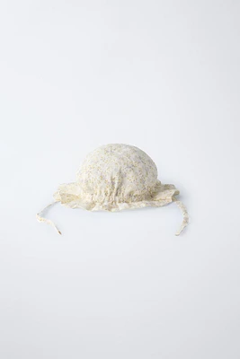 SWISS EMBROIDERED FLORAL HAT