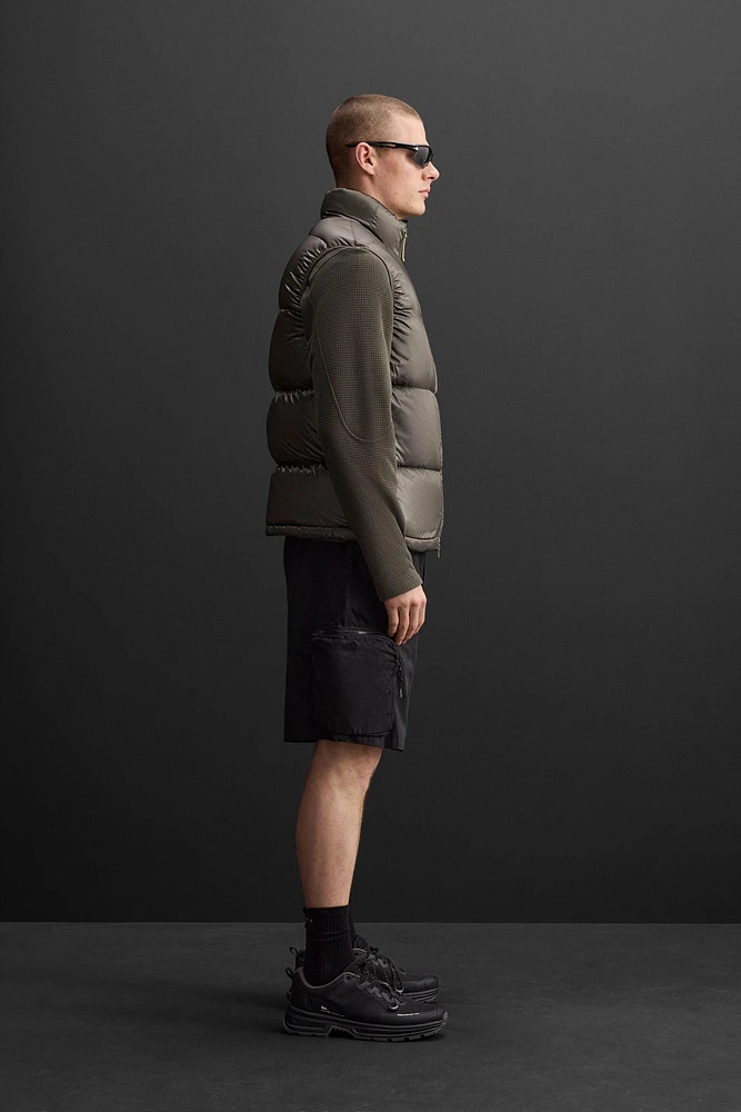 100% FEATHER FILL PUFFER VEST