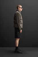 100% FEATHER FILL PUFFER VEST