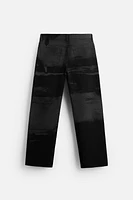 PRINTED RELAXED FIT JEANS