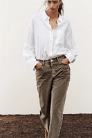 Z1975 HIGH-WAISTED STRAIGHT ANKLE JEANS