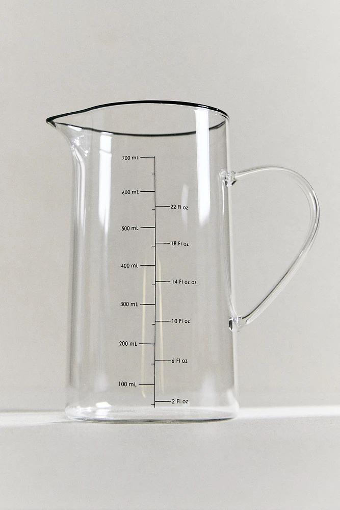 BOROSILICATE GLASS MEASURING PITCHER