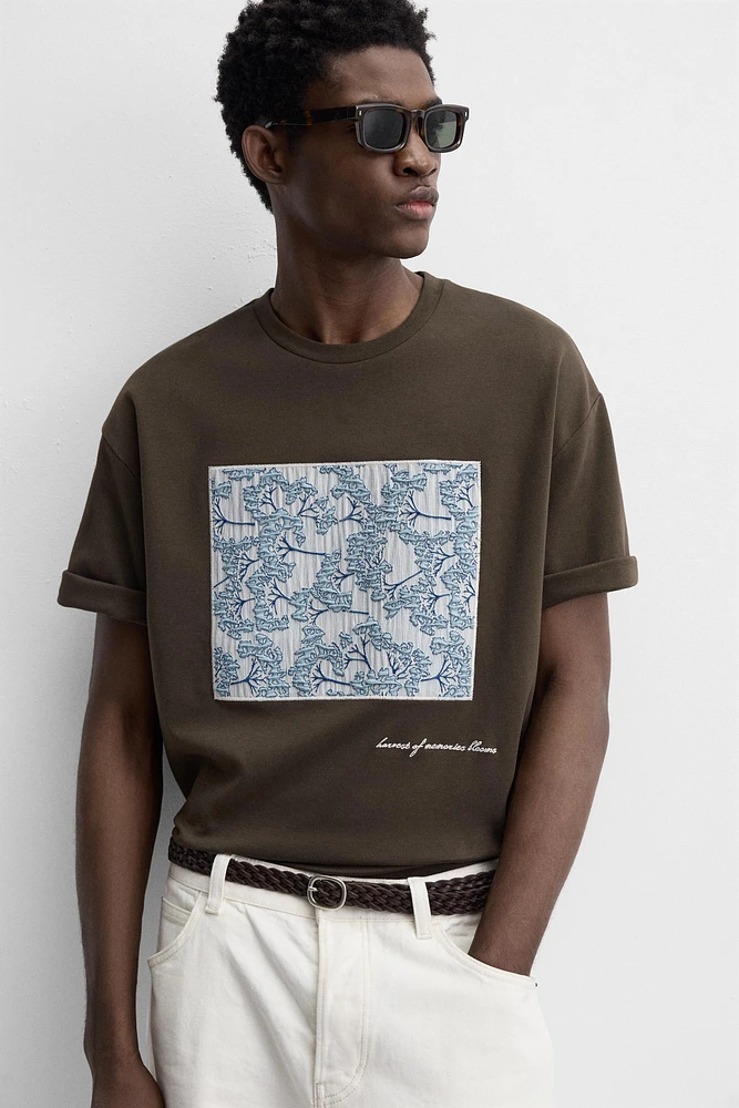 RAISED PATCH T-SHIRT