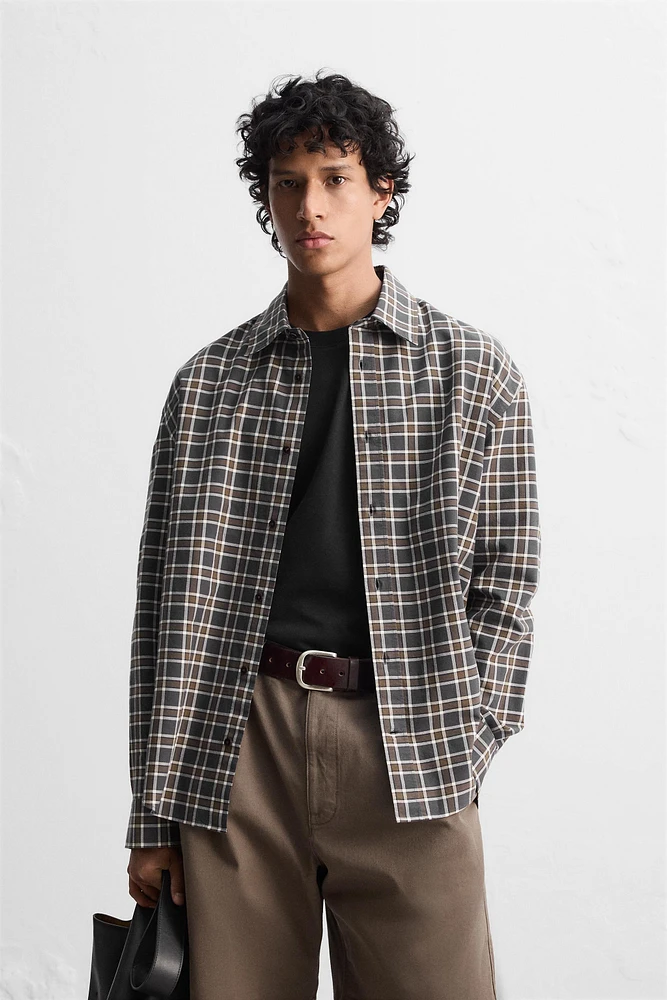 CHEMISE RELAXED FIT À CARREAUX