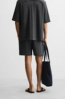 JACQUARD TEXTURED SHORTS
