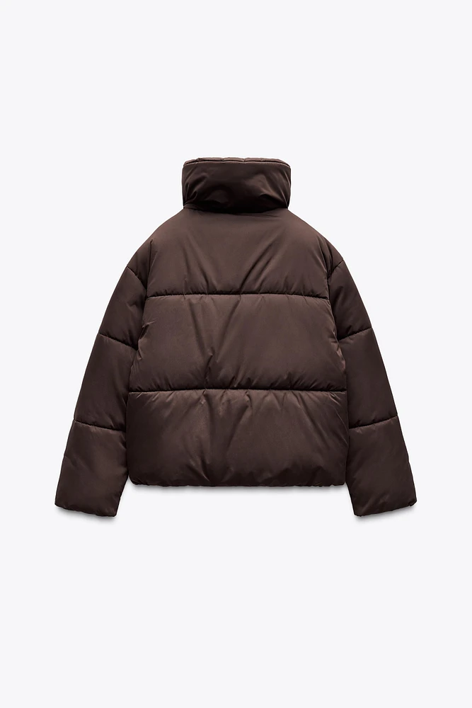 WATER AND WIND PROTECTION SHORT QUILTED ANORAK