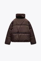 WATER AND WIND PROTECTION SHORT QUILTED ANORAK
